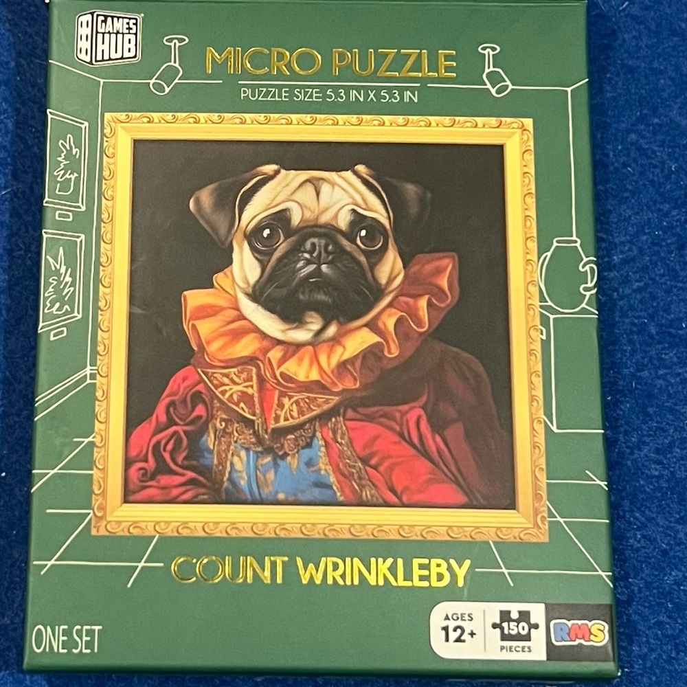 150 🧩 MICRO puzzle - Count Wrinkleby Jigsaw Puzzle